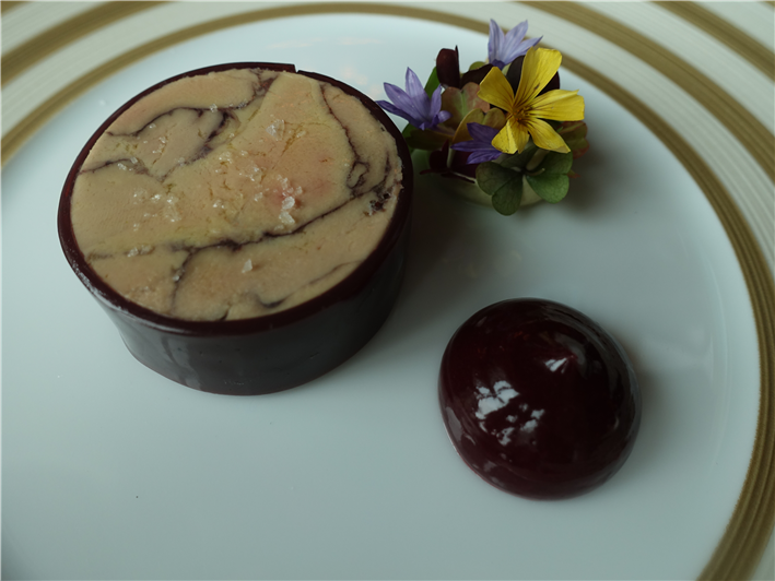 ballotine of foie gras with damson